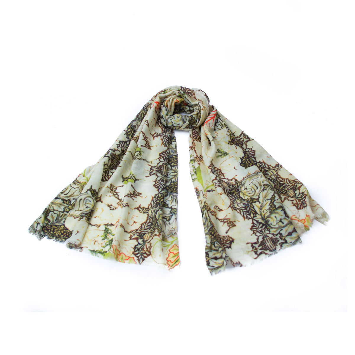 Acanthus Leaf Gallery Scarf (Lime) – My Store